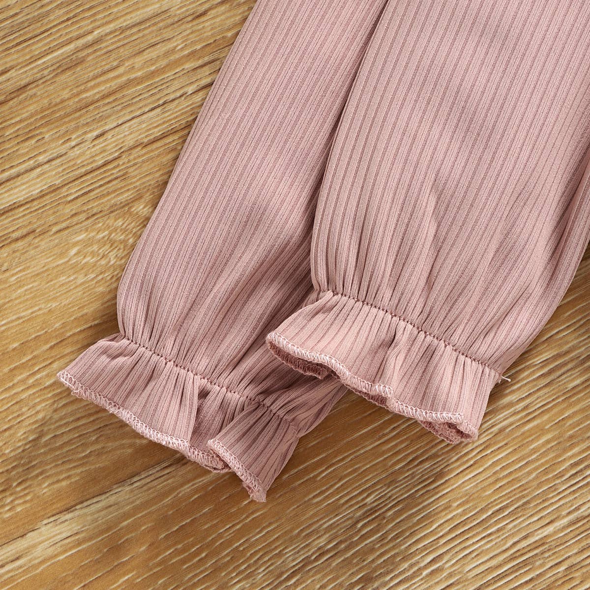 Baby Girl Pink Ribbed Dress