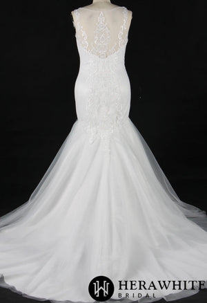 Formal Gorgeous Mermaid Dress With Appliques