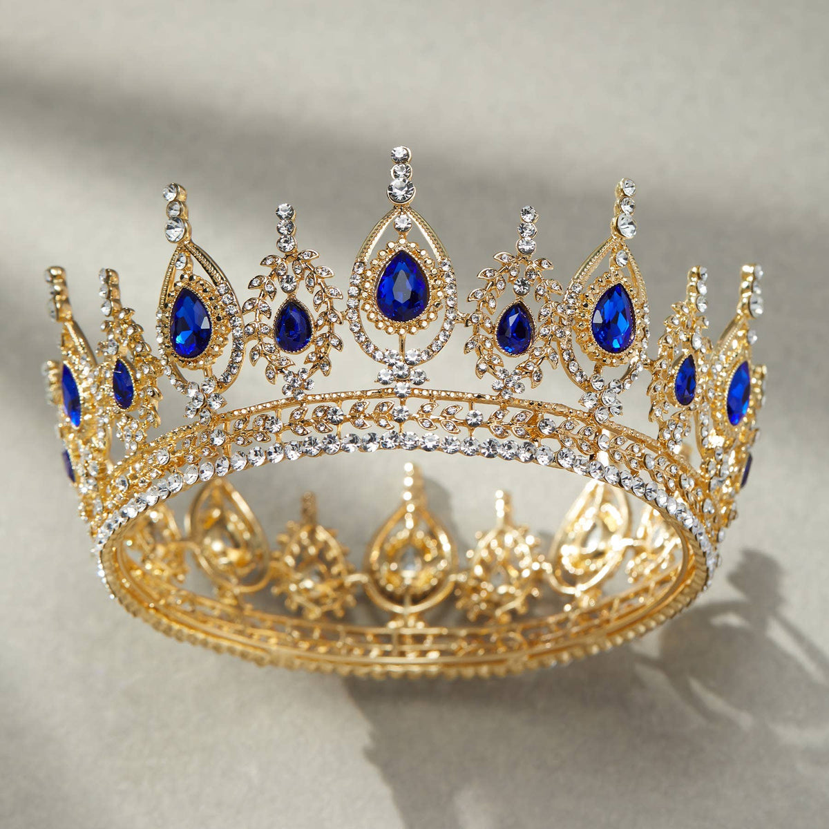 SWEETV Royal Queen Crown for Women: Silver