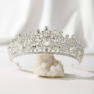 SWEETV costume crystal crowns: Green