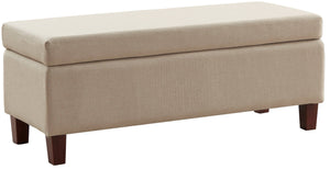 Hamilton Long Bench Storage Ottoman with Easy Lift Hinge Lid
