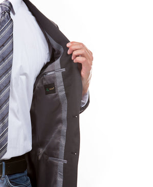 ZeGarie Tailored Fit Suit Separates Jacket, Dark Grey