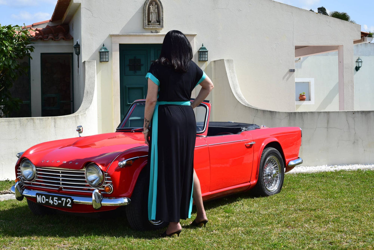 Dress Erica / Long Elegant Plus Size Dress / Sizes L to 6XL