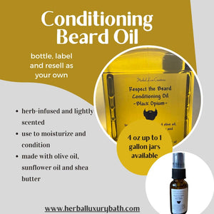 Unlabeled Beard Oil Bottles - Label and Resell As Your Own