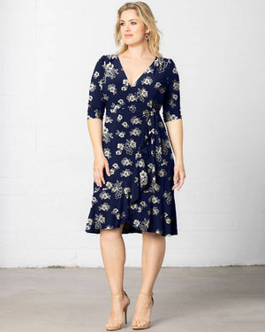 Flirty Flounce Wrap Dress - Plus Size