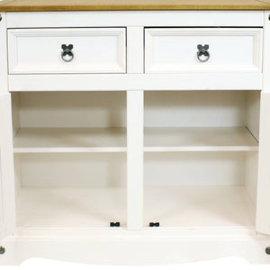 Solid Pine Console Table with Drawer - 31.5 inches H