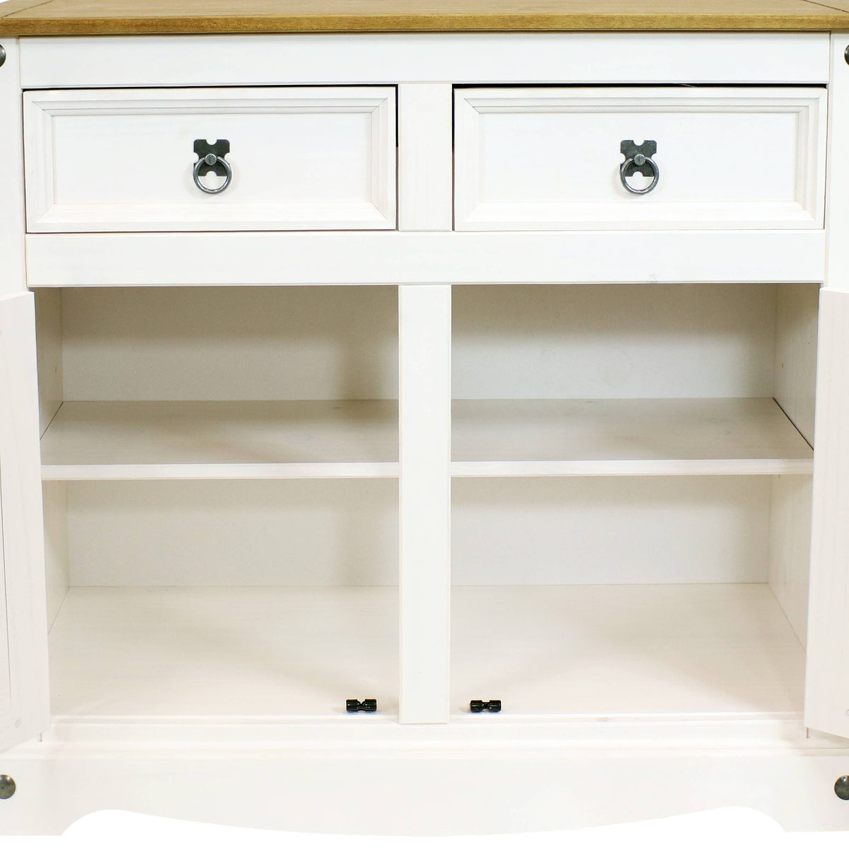 Solid Pine Console Table with Drawer - 31.5 inches H