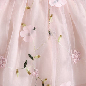 Baby Girl Pink Ribbed Dress