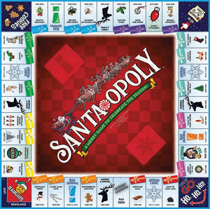 Santa-Opoly Board Game