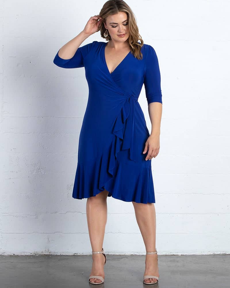 Whimsy Wrap Dress - Plus Size