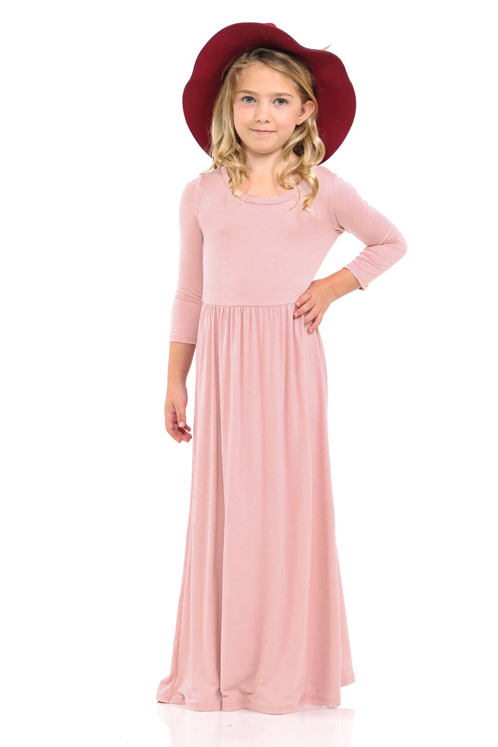 Fit and Flare Maxi Dress Solid: XL / NAVY