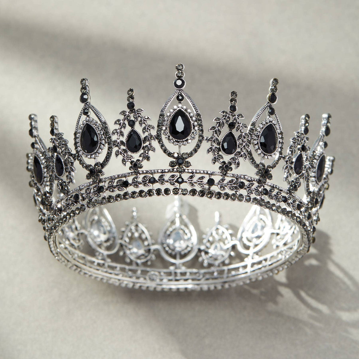 SWEETV Royal Queen Crown for Women: Silver