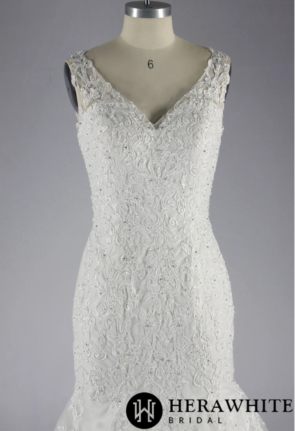 Mermaid Wedding Dress With Beading Lace
