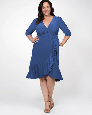 Whimsy Wrap Dress - Plus Size