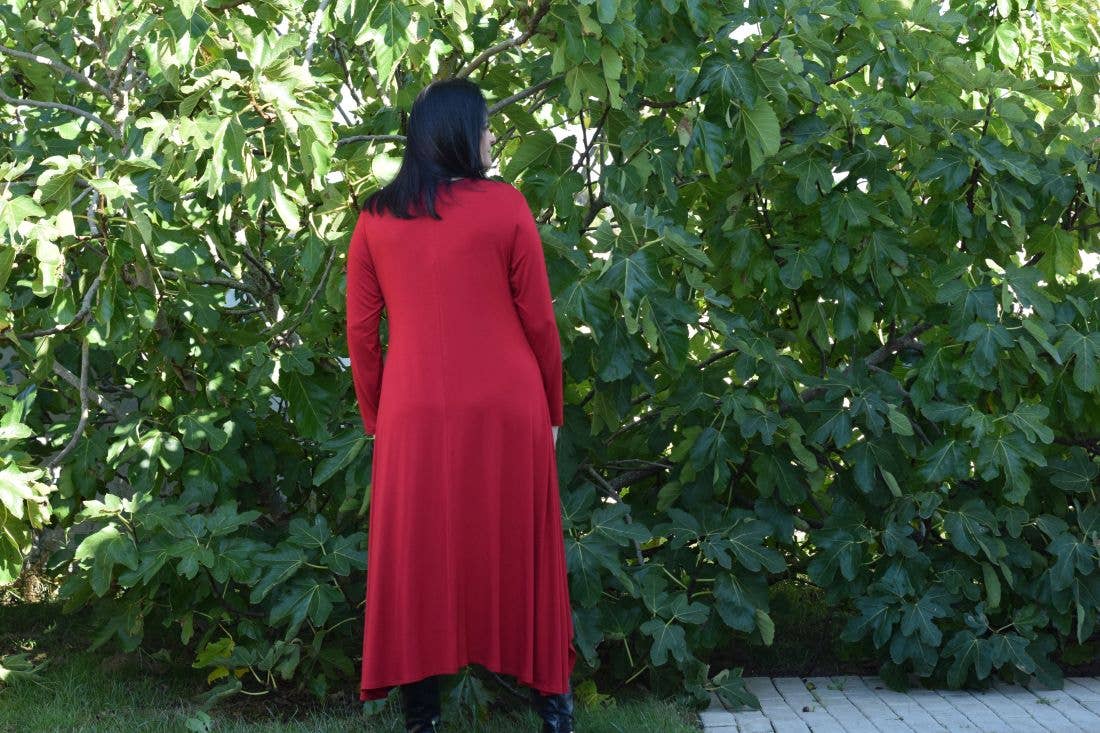 Plus Size Dress BIANCA – L to 6XL / Asymmetrical Dress