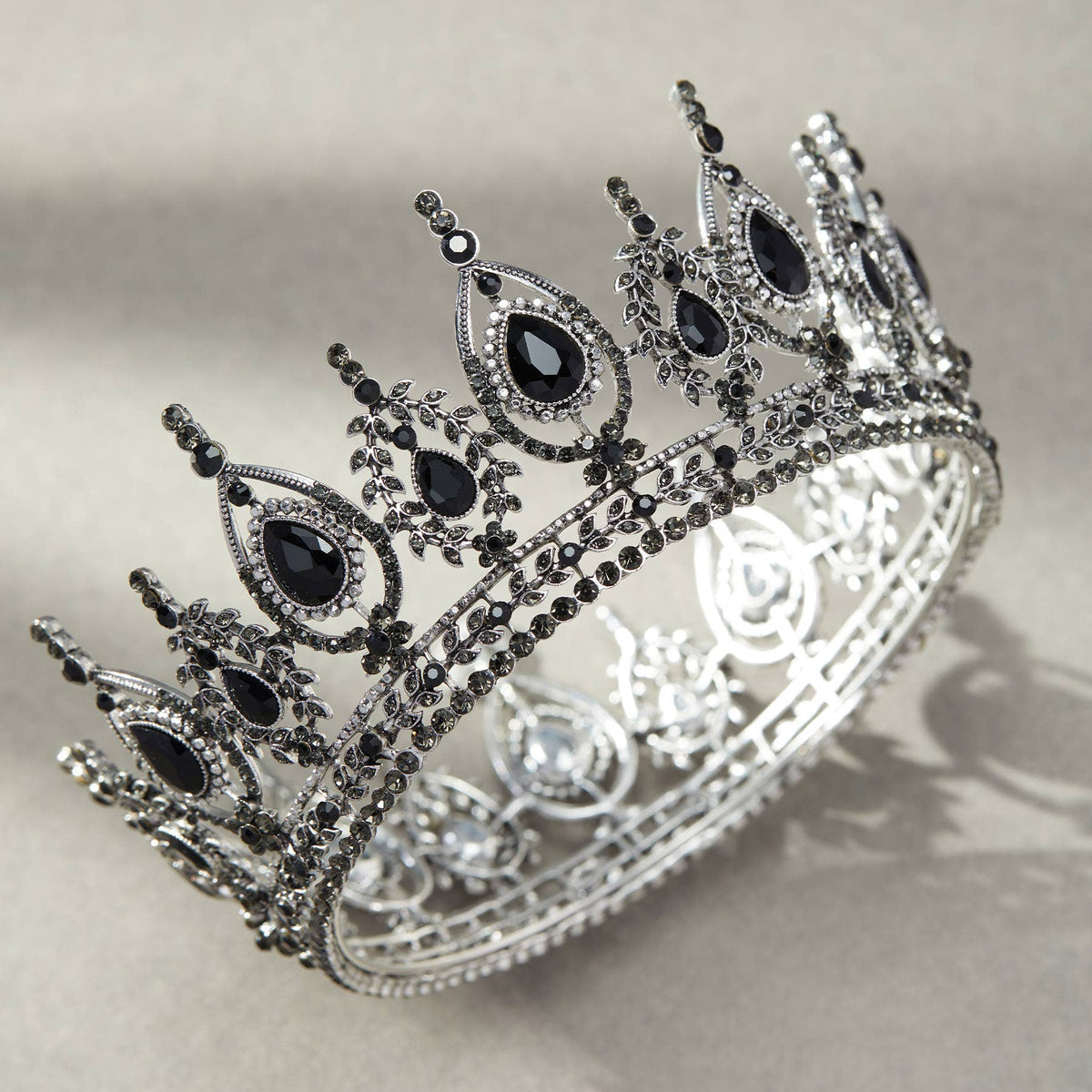 SWEETV Royal Queen Crown for Women: Silver