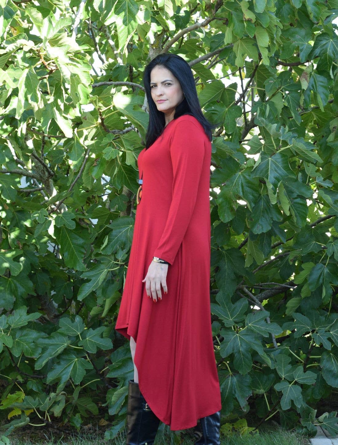 Plus Size Dress BIANCA – L to 6XL / Asymmetrical Dress