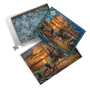 Fireside 500pc puzzle