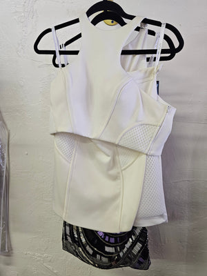 White tennis dress