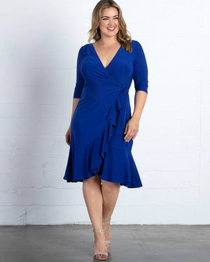 Whimsy Wrap Dress - Plus Size