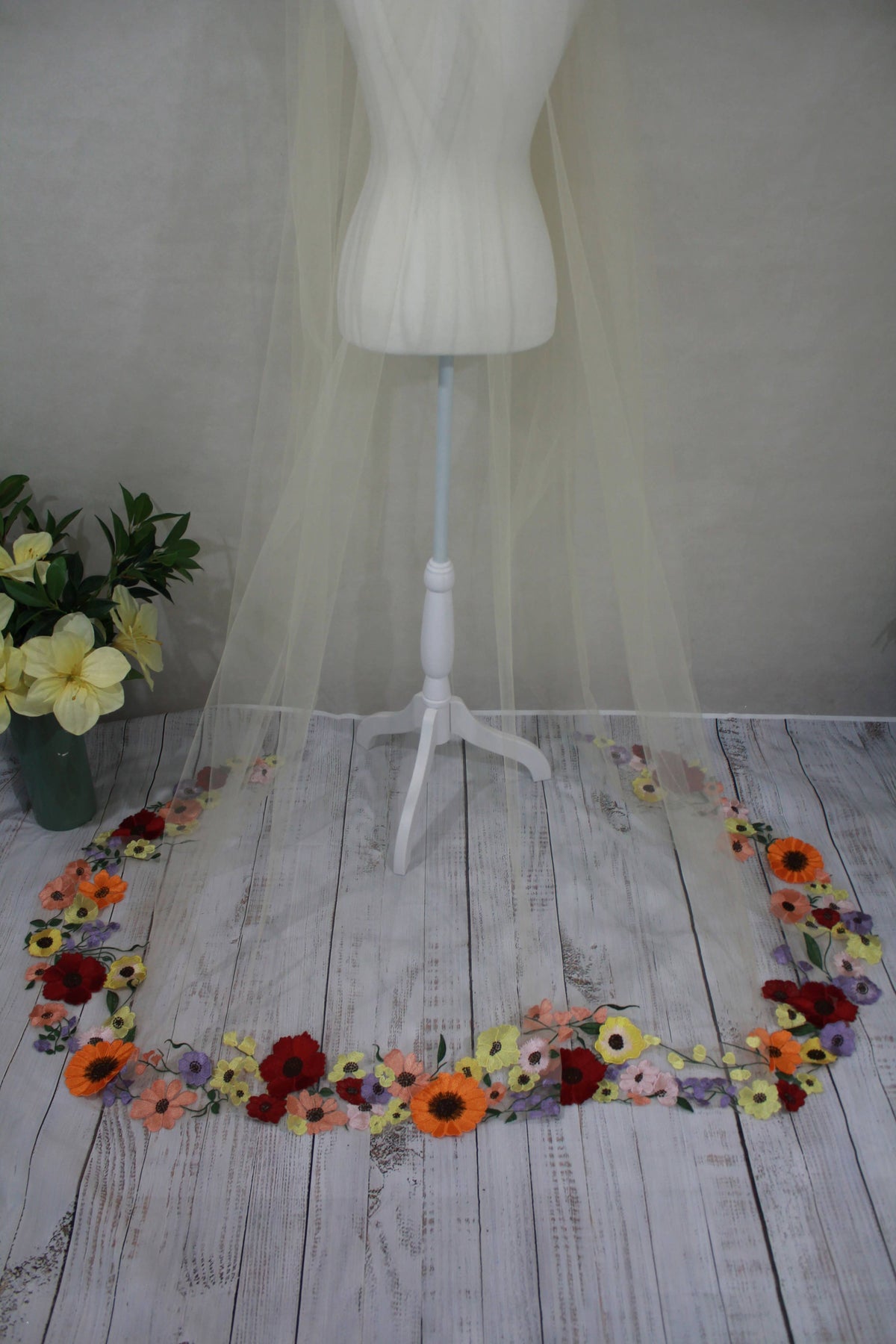 Enchanted Garden Wedding Veil